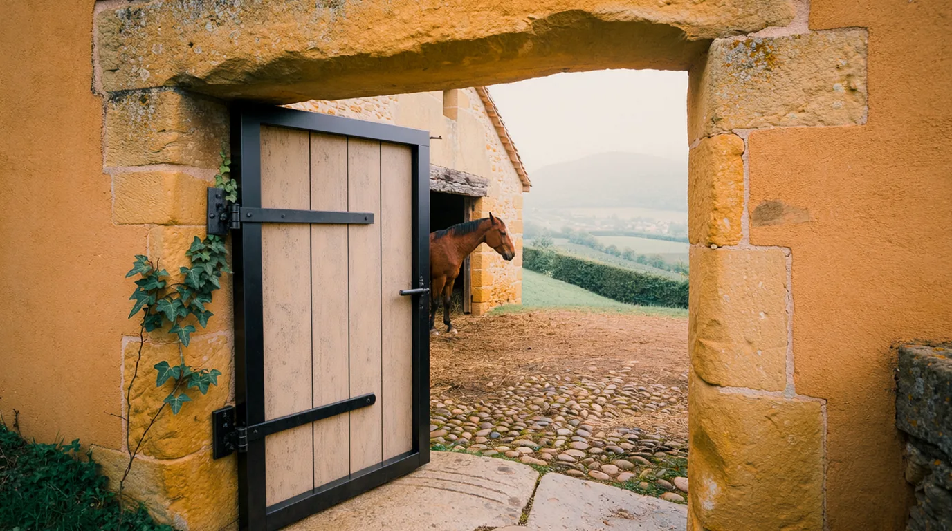 Entrée, Poney Club du Forez, centre équestre à Saint-Galmier